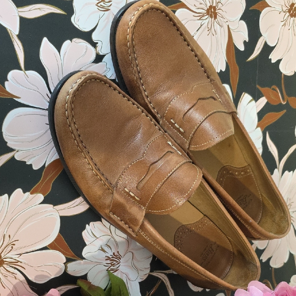 Men's Brown Leather Loafers